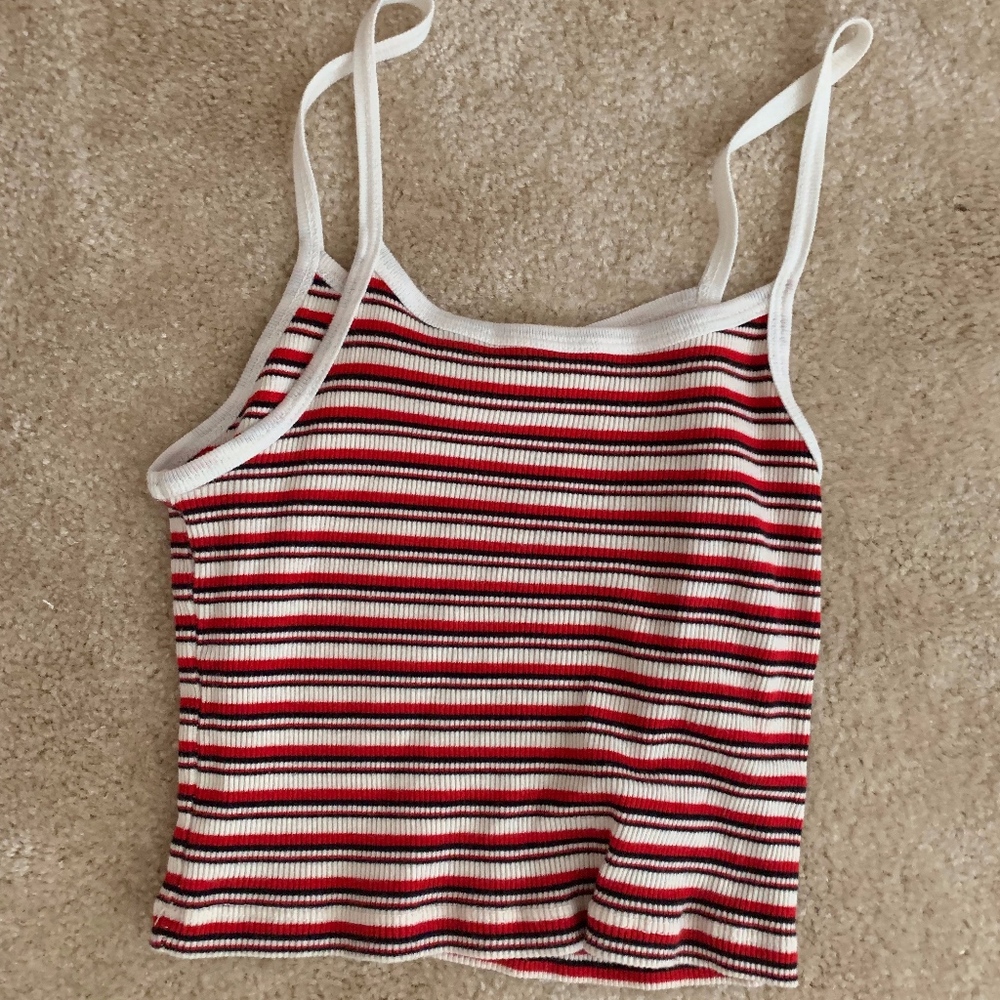 Brandy Melville Striped Cami Crop Top